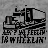 Ain't No Feelin' Like 18 Wheelin' Wool Snapback Cap