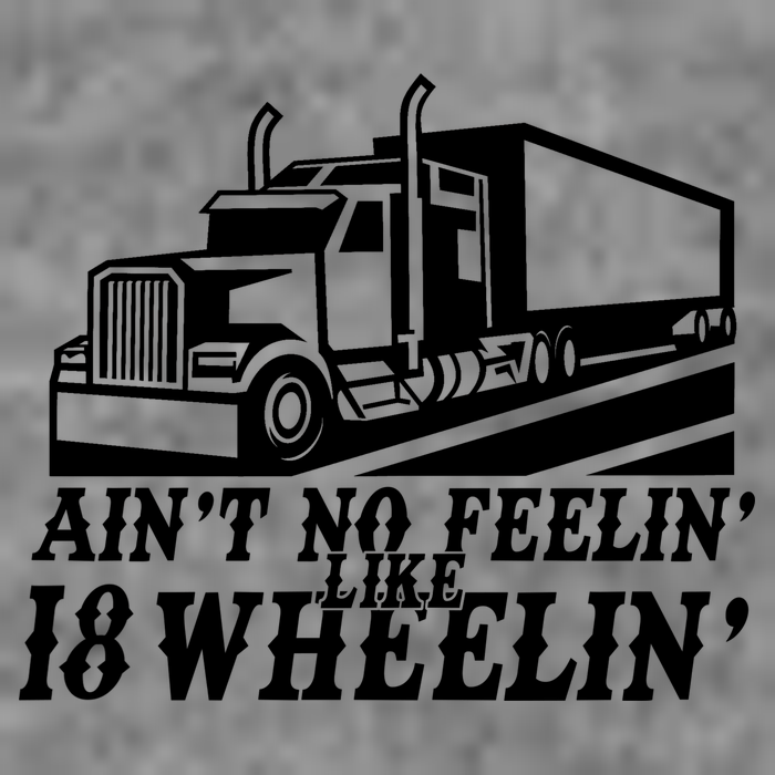Ain't No Feelin' Like 18 Wheelin' Wool Snapback Cap