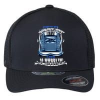 Ain't No Feeling Like 18 Wheeling Flexfit Unipanel Trucker Cap