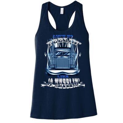 Ain't No Feeling Like 18 Wheeling Women's Racerback Tank