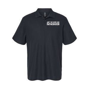 Ain't No Hood Like Fatherhood Softstyle Adult Sport Polo