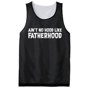 Ain't No Hood Like Fatherhood Mesh Reversible Basketball Jersey Tank