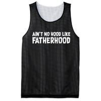 Ain't No Hood Like Fatherhood Mesh Reversible Basketball Jersey Tank