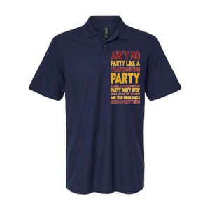 Ain't No Party Like A Thanksgiving Party Softstyle Adult Sport Polo