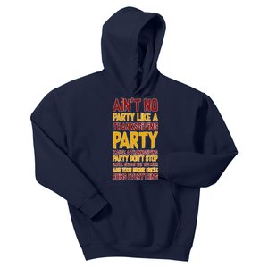 Ain't No Party Like A Thanksgiving Party Kids Hoodie