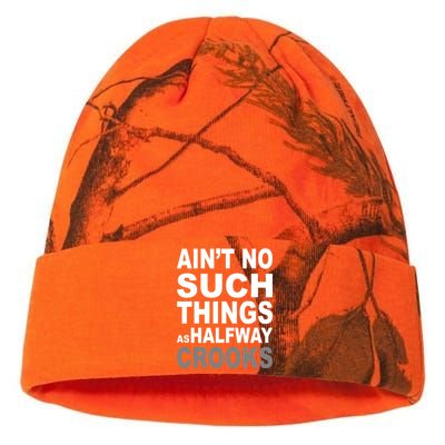 Ain't No Such Thing As Halfway Crooks Kati Licensed 12" Camo Beanie