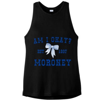 Am I Okay Moroney Ladies PosiCharge Tri-Blend Wicking Tank