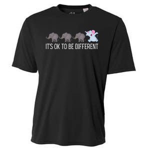 Autism It's Ok To Be Different Elephant Funny Elephant Cooling Performance Crew T-Shirt