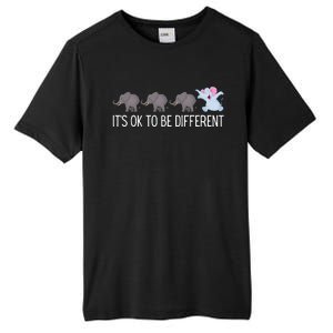 Autism It's Ok To Be Different Elephant Funny Elephant Tall Fusion ChromaSoft Performance T-Shirt