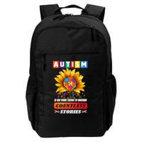 Autism Is One World Trying To Describe Millions Of Stories Funny Gift Backpack