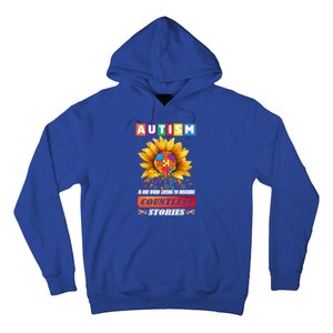 Autism Is One World Trying To Describe Millions Of Stories Funny Gift Hoodie