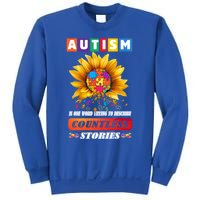 Autism Is One World Trying To Describe Millions Of Stories Funny Gift Sweatshirt