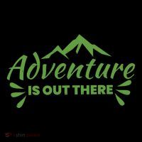 Adventure Is Out There Mountain Camping Sustainable Knit Beanie