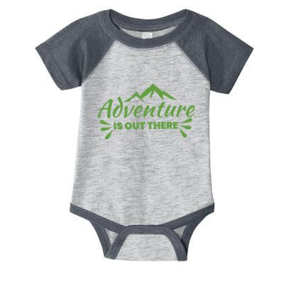 Adventure Is Out There Mountain Camping Infant Baby Jersey Bodysuit