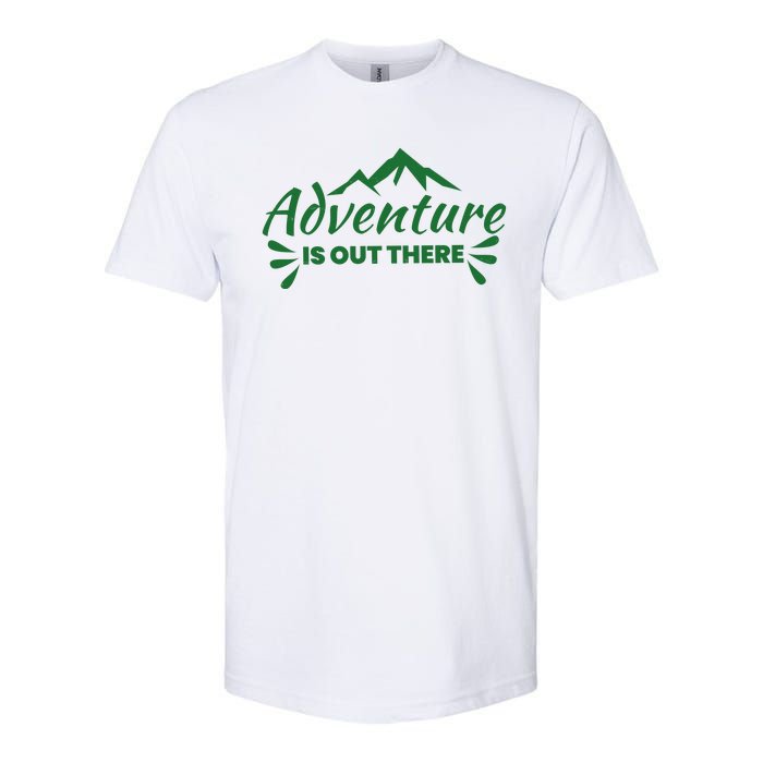 Adventure Is Out There Mountain Camping Softstyle CVC T-Shirt