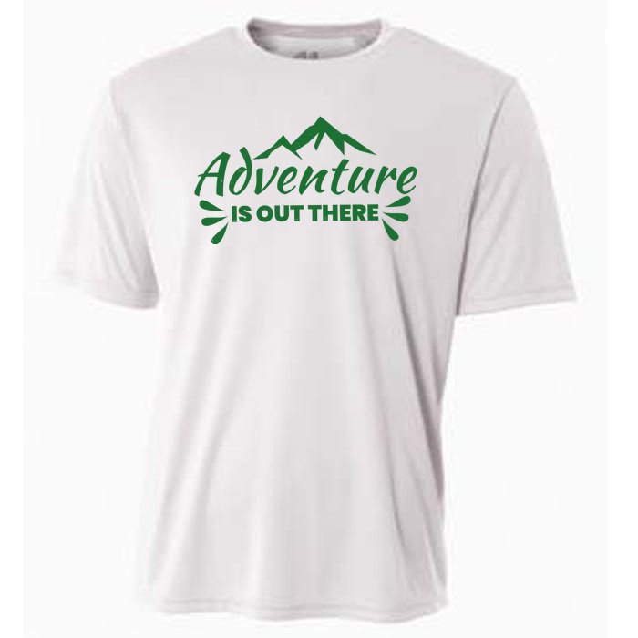 Adventure Is Out There Mountain Camping Cooling Performance Crew T-Shirt