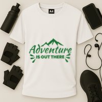 Adventure Is Out There Mountain Camping Performance Shirt