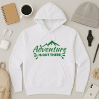 Adventure Is Out There Mountain Camping Hoodie