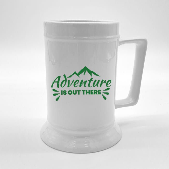 Adventure Is Out There Mountain Camping Beer Stein