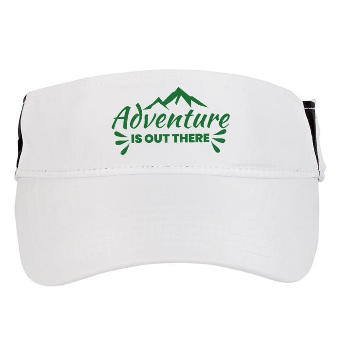 Adventure Is Out There Mountain Camping Adult Drive Performance Visor