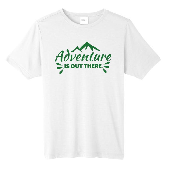 Adventure Is Out There Mountain Camping Tall Fusion ChromaSoft Performance T-Shirt