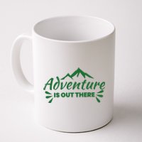 Adventure Is Out There Mountain Camping Coffee Mug