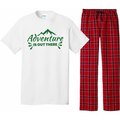 Adventure Is Out There Mountain Camping Pajama Set