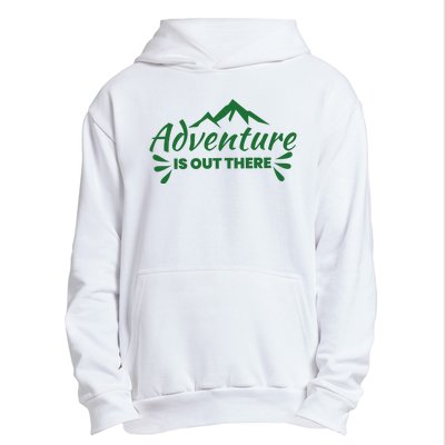 Adventure Is Out There Mountain Camping Urban Pullover Hoodie