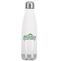 Adventure Is Out There Mountain Camping Stainless Steel Insulated Water Bottle