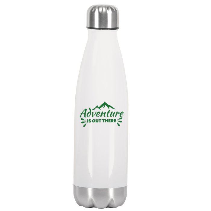 Adventure Is Out There Mountain Camping Stainless Steel Insulated Water Bottle