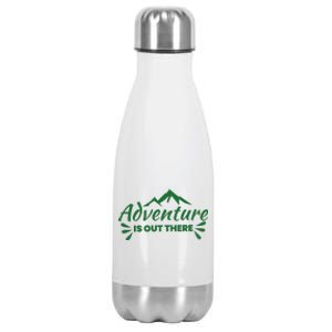 Adventure Is Out There Mountain Camping Stainless Steel Insulated Water Bottle