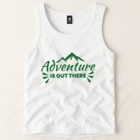 Adventure Is Out There Mountain Camping Tank Top
