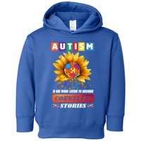 Autism Is One World Trying To Describe Millions Of Stories Cool Gift Toddler Hoodie