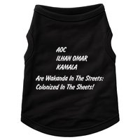 AOC ILHAN OMAR KAMALA Are Wakanda In The Streets; Colonized In The Sheets! Doggie Tank