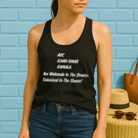 AOC ILHAN OMAR KAMALA Are Wakanda In The Streets; Colonized In The Sheets! Womens Tank Top