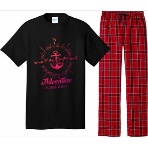 Adventure Is Out There Compass For Mother Daughter Cruise Cute Gift Pajama Set