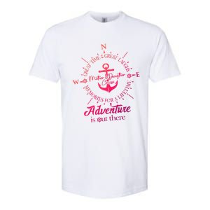 Adventure Is Out There Compass For Mother Daughter Cruise Cute Gift Softstyle CVC T-Shirt