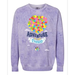 Adventure Is Out There Colorblast Crewneck Sweatshirt