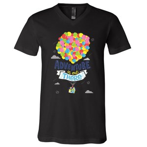 Adventure Is Out There V-Neck T-Shirt