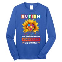 Autism Is One World Trying To Describe Millions Of Stories Meaningful Gift Long Sleeve Shirt