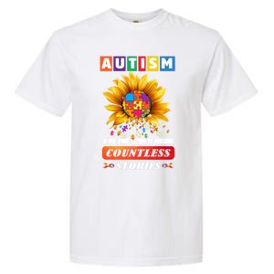 Autism Is One World Trying To Describe Millions Of Stories Meaningful Gift Garment-Dyed Heavyweight T-Shirt