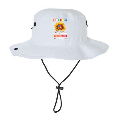 Autism Is One World Trying To Describe Millions Of Stories Meaningful Gift Legacy Cool Fit Booney Bucket Hat