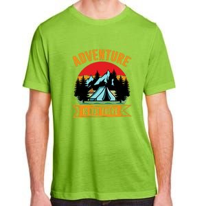 Adventure Is Out There Camping Gift Tent Adult ChromaSoft Performance T-Shirt