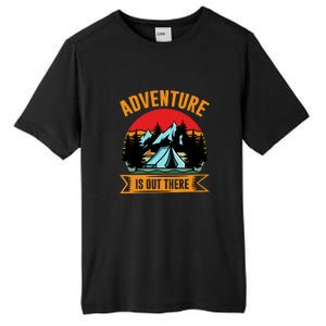 Adventure Is Out There Camping Gift Tent Tall Fusion ChromaSoft Performance T-Shirt