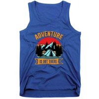 Adventure Is Out There Camping Gift Tent Tank Top