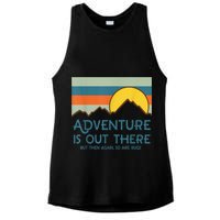 Adventure Is Out There But Then Again So Are Bugs Ladies PosiCharge Tri-Blend Wicking Tank