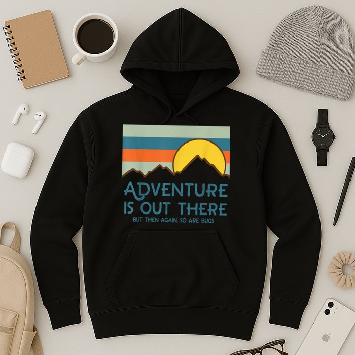Adventure Is Out There But Then Again So Are Bugs Hoodie