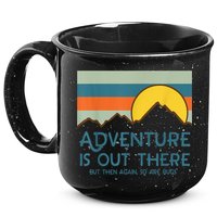 Adventure Is Out There But Then Again So Are Bugs 15oz Campfire Ceramic Mug