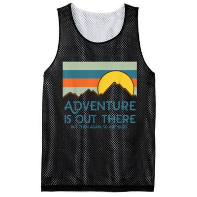 Adventure Is Out There But Then Again So Are Bugs Mesh Reversible Basketball Jersey Tank