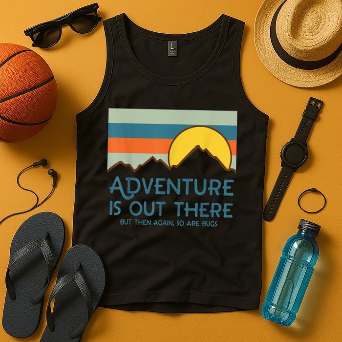 Adventure Is Out There But Then Again So Are Bugs Tank Top